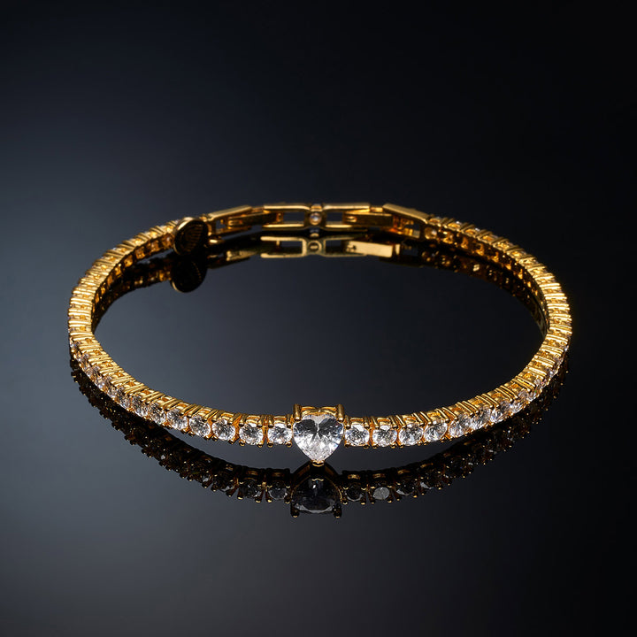 Chiara Ferragni Diamond Heart Armband - J19AUV47