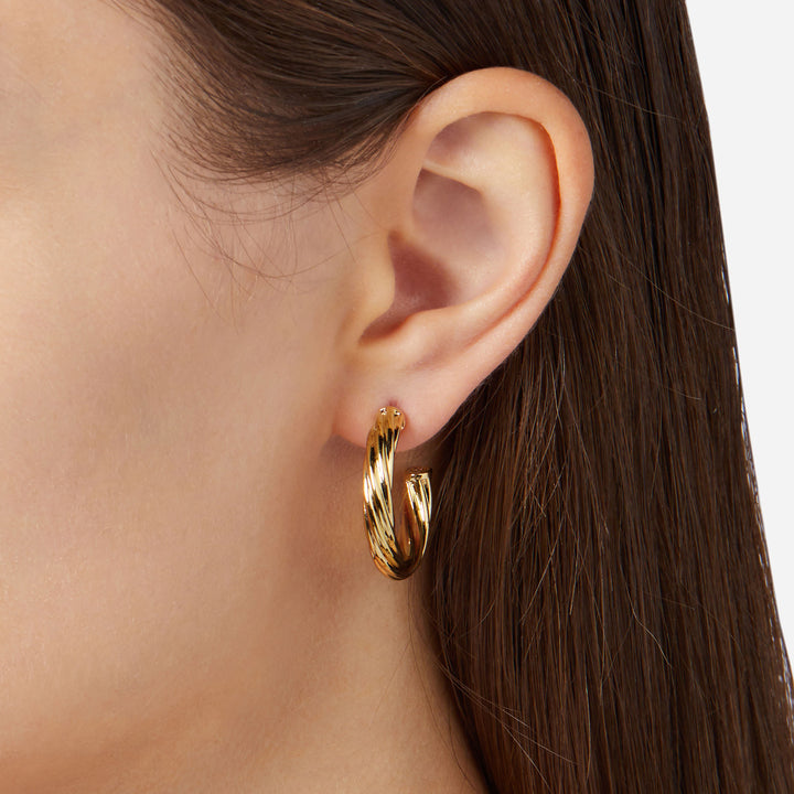 Chiara Ferragni Bold Hoop Ohrringe - J19AXP11