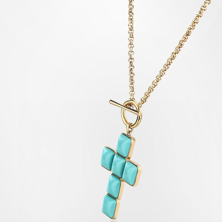 Chiara Ferragni Turquoise Halskette - J19AYT04
