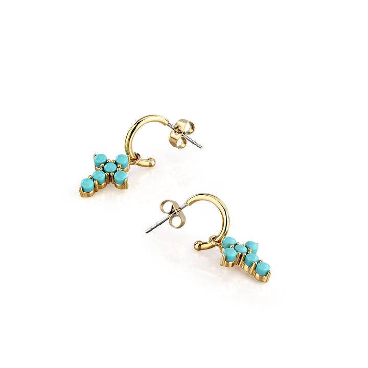 Chiara Ferragni Turquoise Stud Earrings - J19AYT05