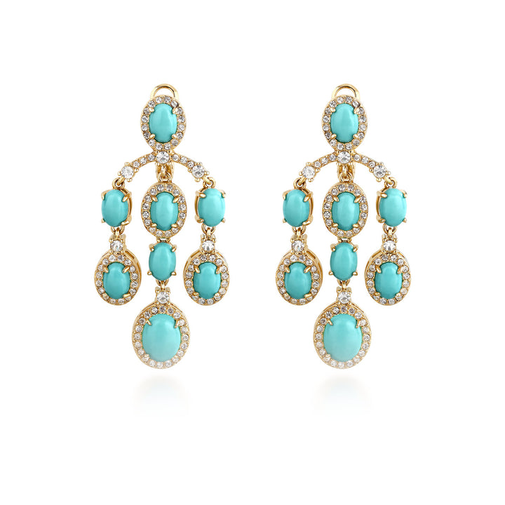 Chiara Ferragni Turquoise Ohrstecker - J19AYT06