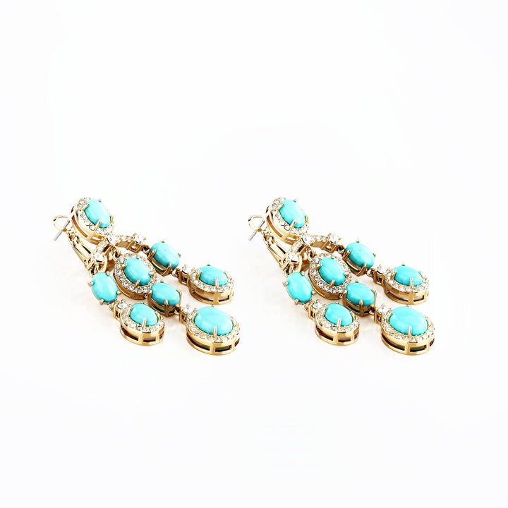 Chiara Ferragni Turquoise Ohrstecker - J19AYT06