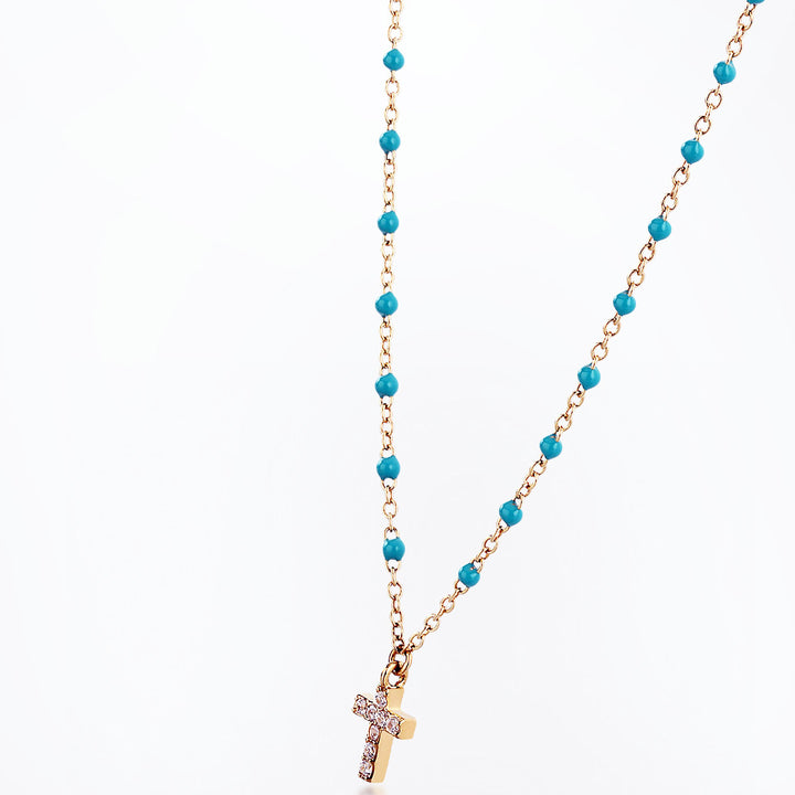 Chiara Ferragni Turquoise Halskette - J19AYT07