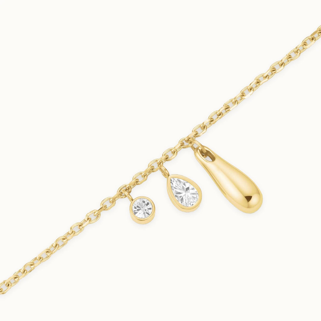 Rosefield Bold Solitary Charms Armband - JBBCG-J1211