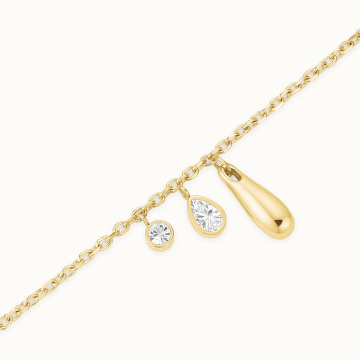 Rosefield Bold Solitary Charms Armband - JBBCG-J1211