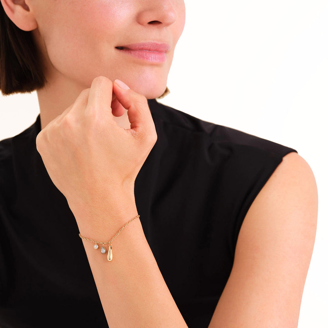 Rosefield Bold Solitary Charms Armband - JBBCG-J1211