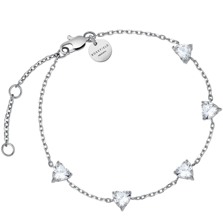 Bracciale Rosefield Row of Hearts - JBRHS-J1014