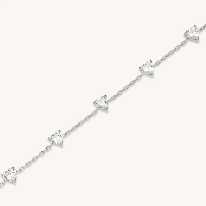 Rosefield Row of Hearts Armband - JBRHS-J1014