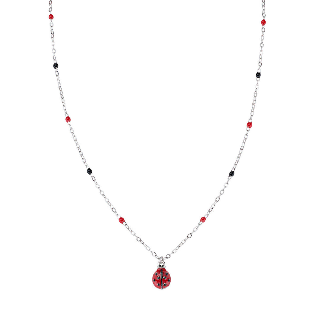 Amen Junior Red Ladybug Halskette - JCLLDB