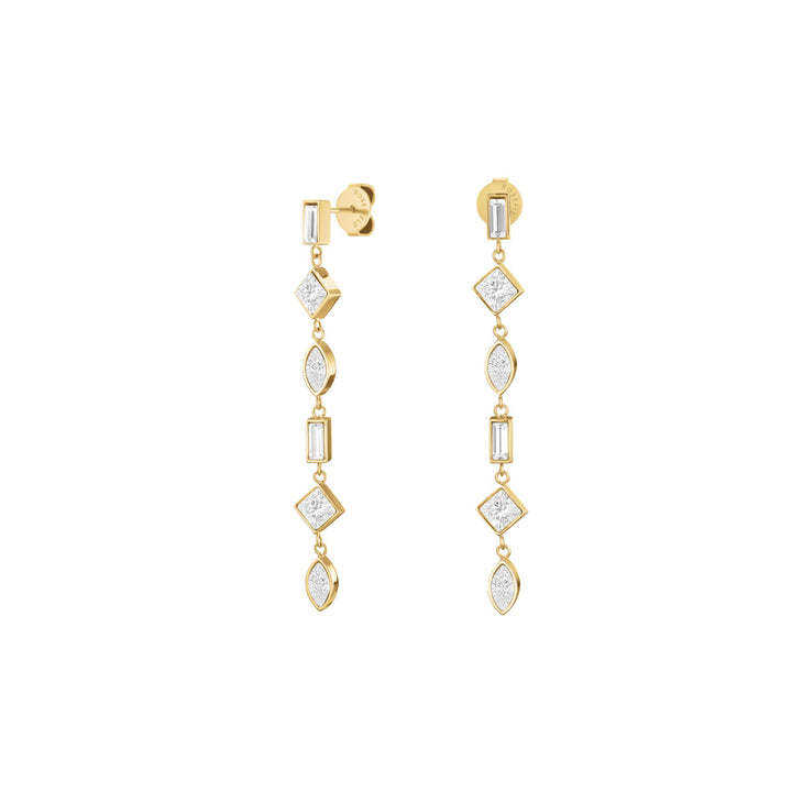 Rosefield Playful Crystals Pendant Ohrringe - JECPG-J1169