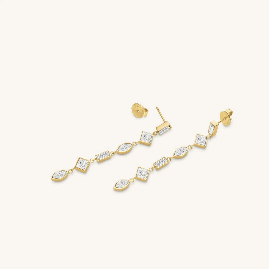 Rosefield Playful Crystals Pendant Ohrringe - JECPG-J1169