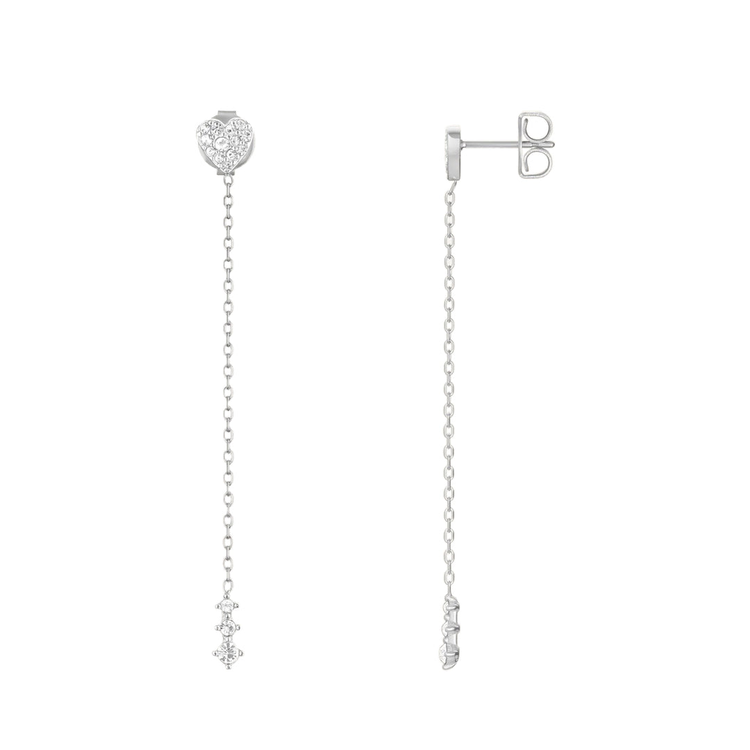 Rosefield Heart Long Ohrstecker - JEHLS-J1321