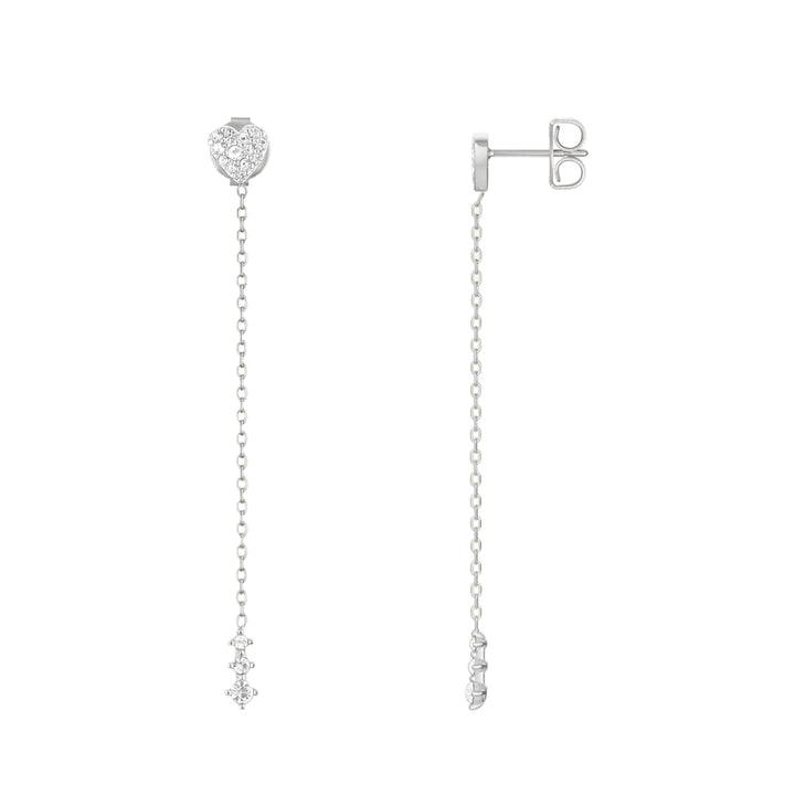 Rosefield Heart Long Ohrstecker - JEHLS-J1321