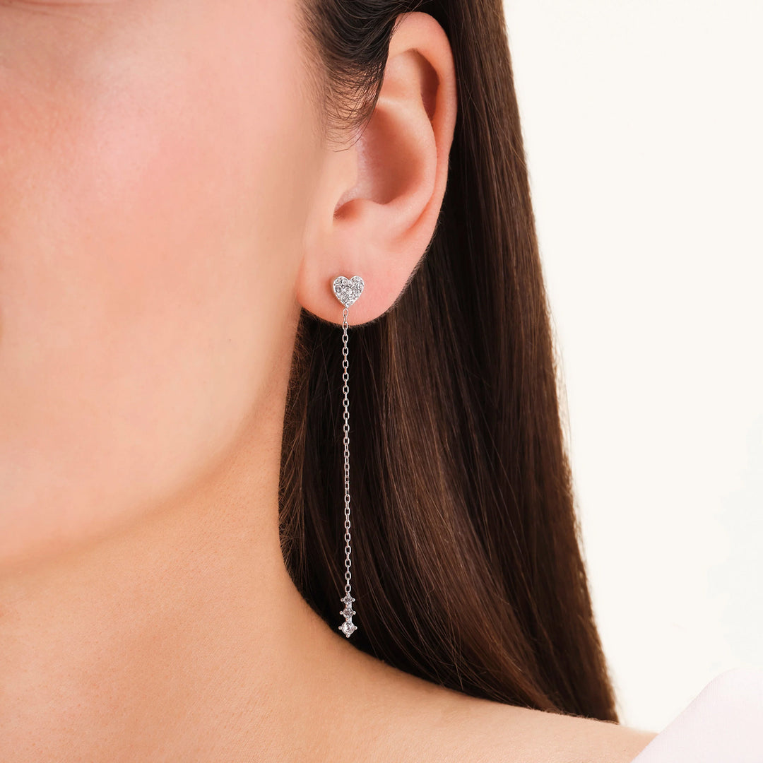 Rosefield Heart Long Ohrstecker - JEHLS-J1321
