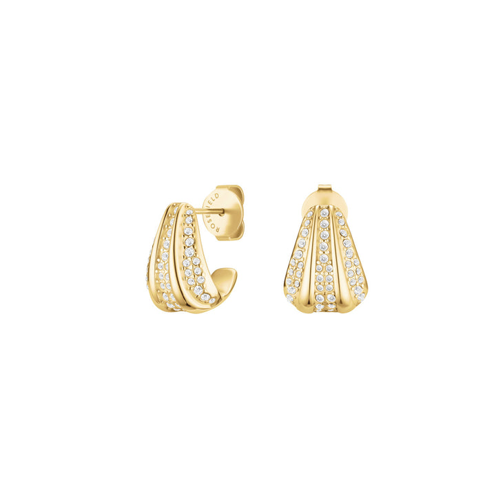 Rosefield Pave Striped Ohrstecker - JEPSG-J1228