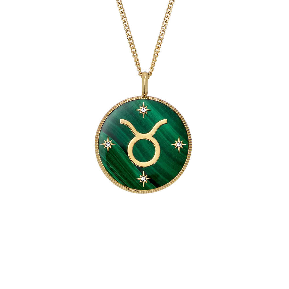 Fossil Zodiac Taurus Necklace - JF04839710