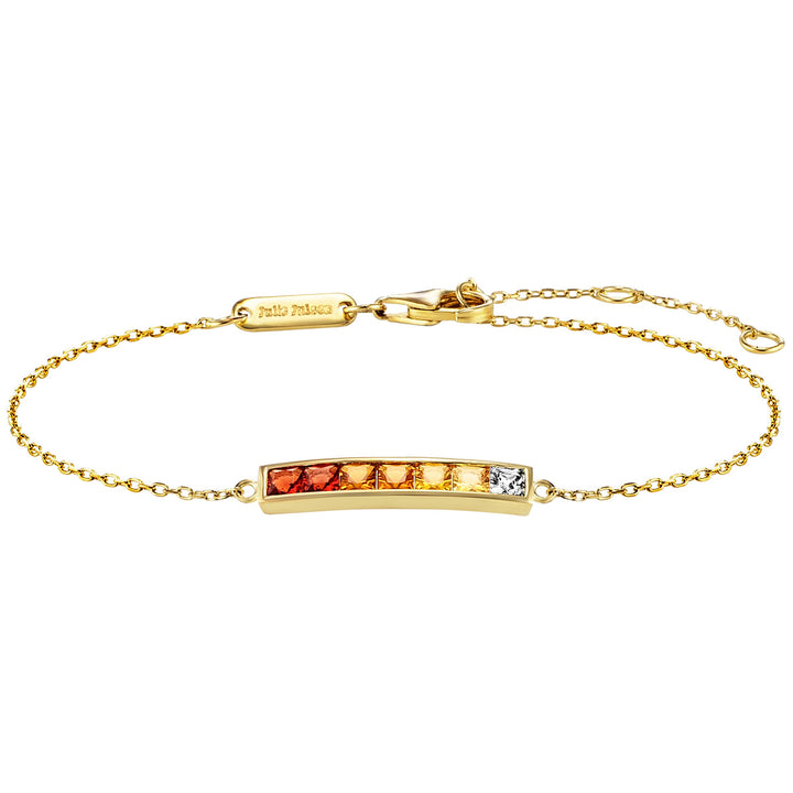 Julie Julsen Crystal Line Armband - JJBR29359-6G