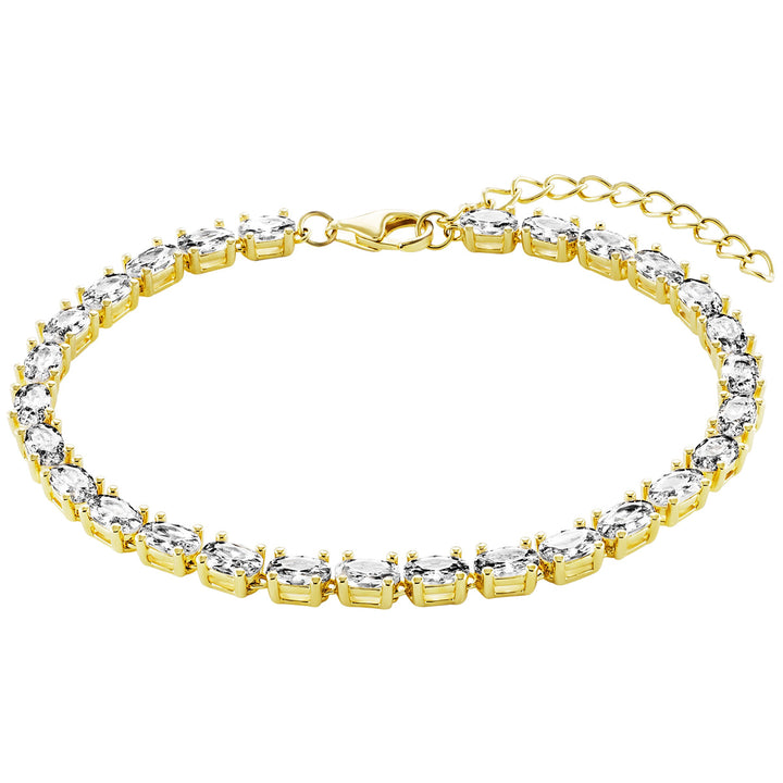 Julie Julsen Crystal Line Armband - JJBR33361-4G