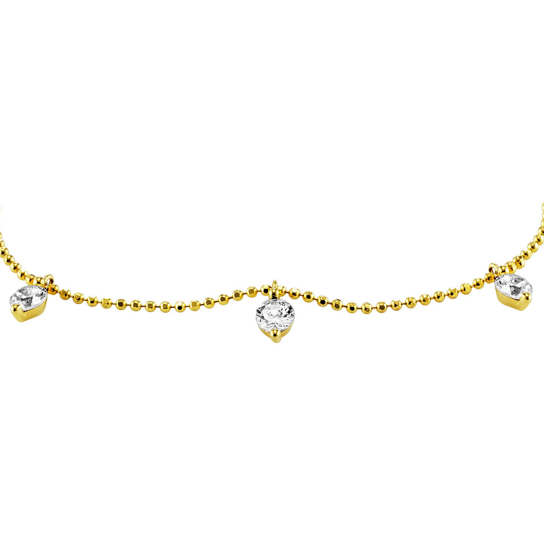 Julie Julsen Hanging Crystal Armband - JJBR33703G