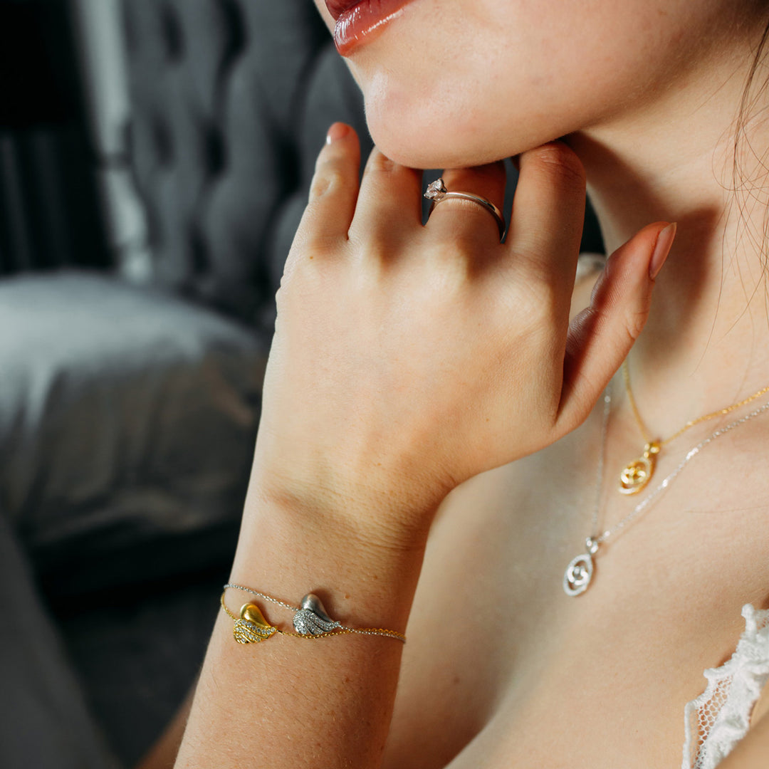 Julie Julsen Armband Heart - JJBR33848-G
