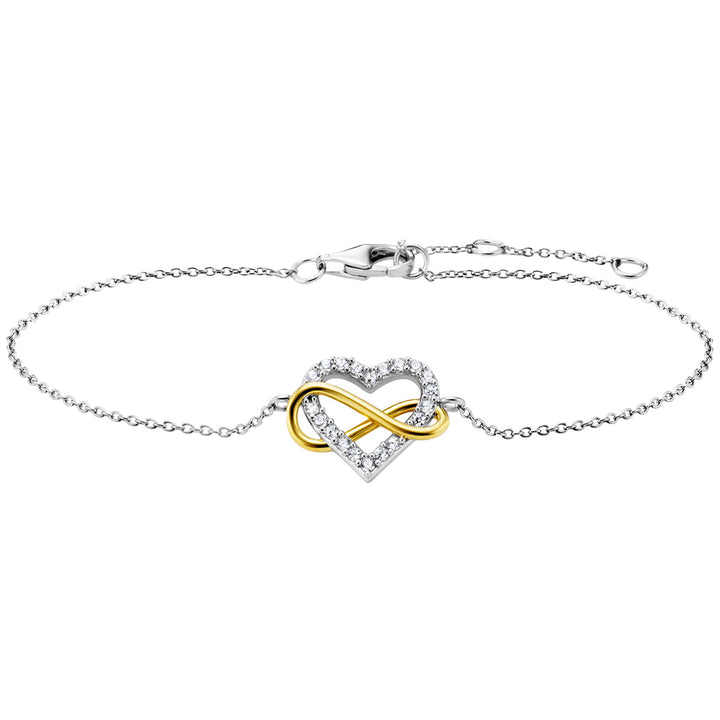 Julie Julsen Infinity Heart Armband - JJBR34149SG