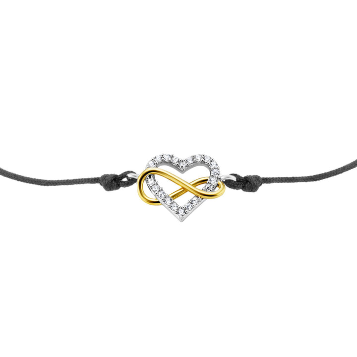 Julie Julsen Infinity Heart Armband - JJBR34150SG
