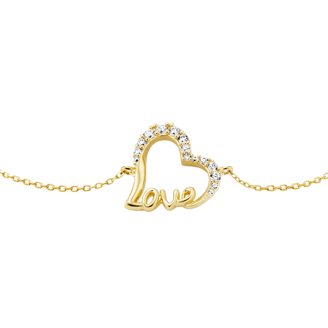 Julie Julsen Heart Love Armband - JJBR34185G