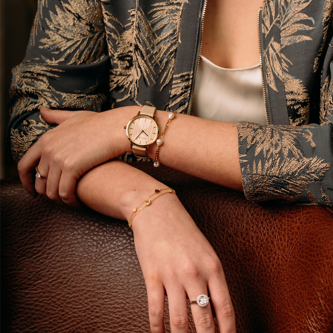 Julie Julsen Armband Double - JJBR34389-4G