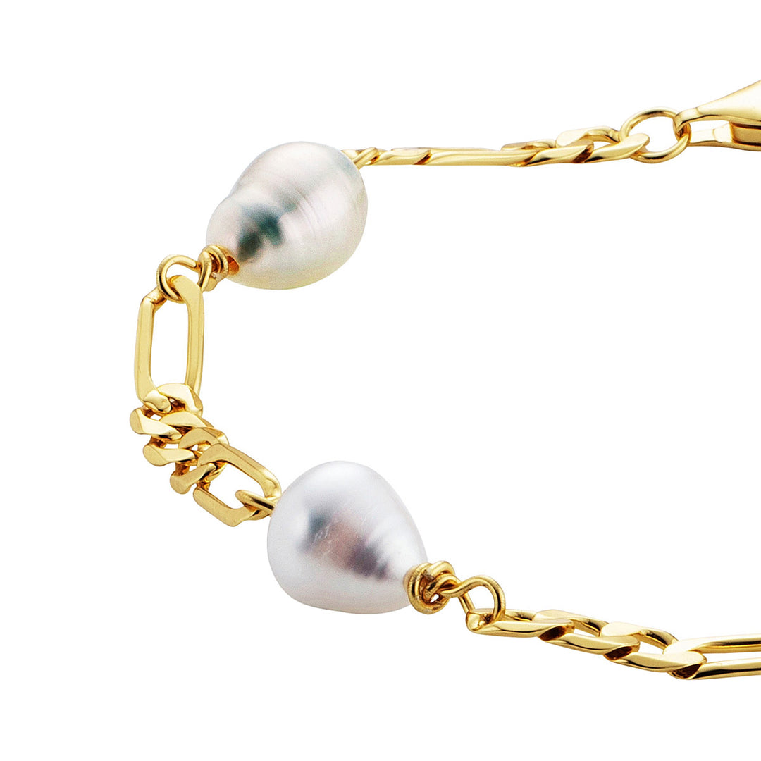 Julie Julsen Figaro Armband Pearls - JJBR34826-3G