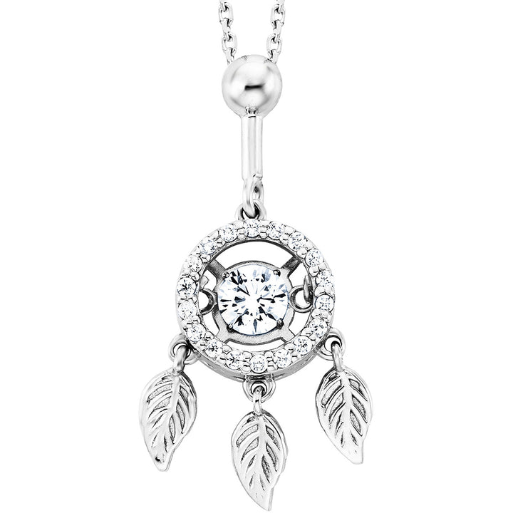 Julie Julsen Dancing Stone Flying Leaves Halskette - JJDNE01291.1