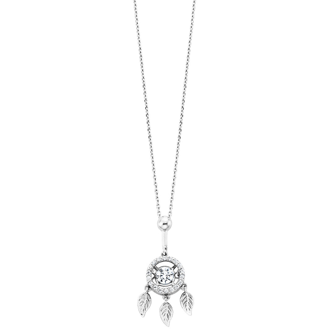 Julie Julsen Dancing Stone Flying Leaves Halskette - JJDNE01291.1