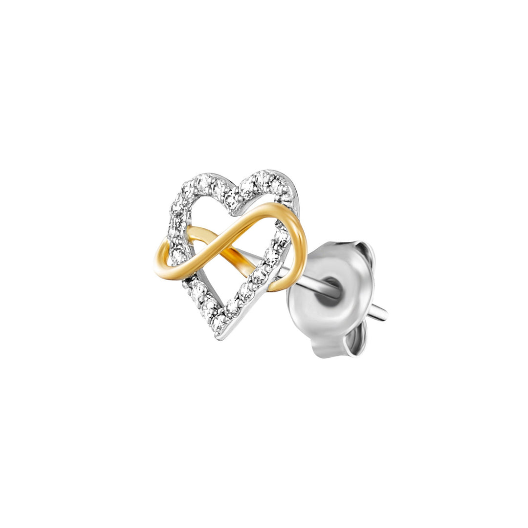 Julie Julsen Ohrstecker Heart Infinity - JJER30864.2.SG