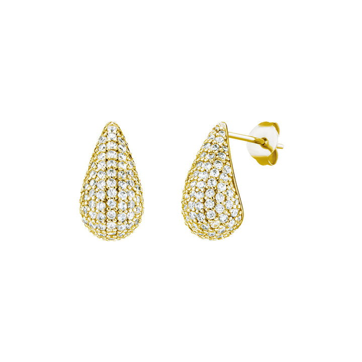 Julie Julsen Ohrstecker Crystal Drop - JJER32991-G