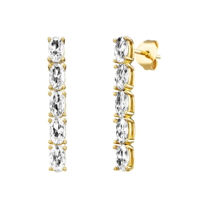Julie Julsen Crystal Line Ohrstecker - JJER33360-4G