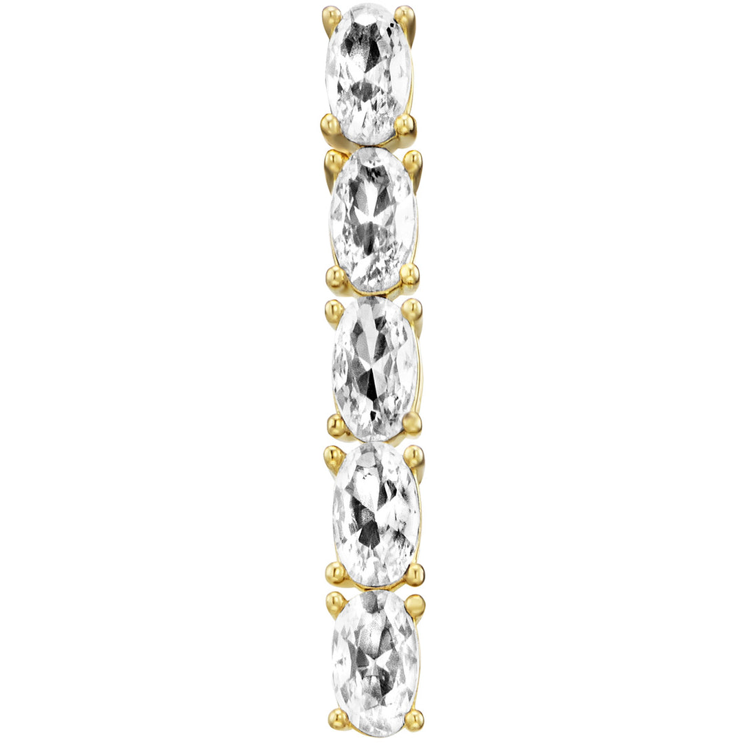 Julie Julsen Crystal Line Ohrstecker - JJER33360-4G