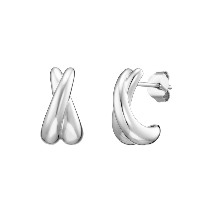 Julie Julsen Crossed Lines Ohrstecker - JJER33700S