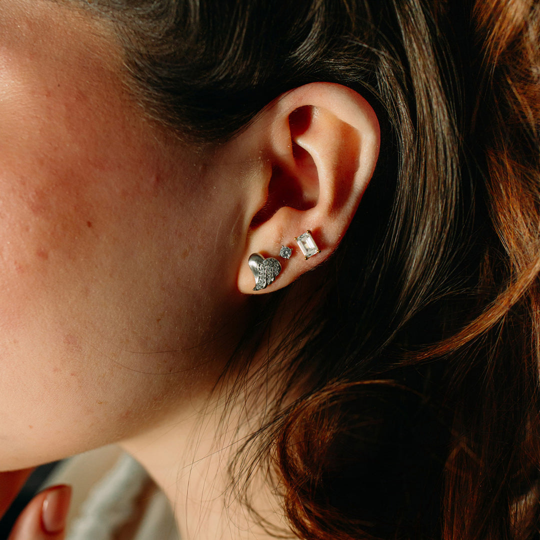 Julie Julsen Ohrstecker Heart - JJER33846-S