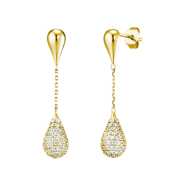 Julie Julsen Ohrstecker Crystal Drop - JJER33849-G