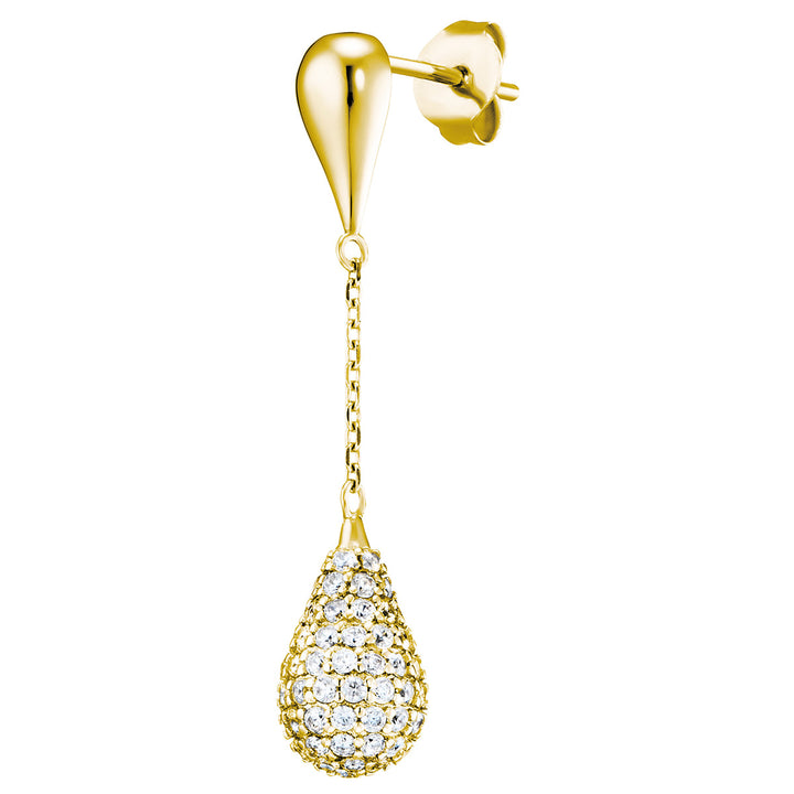 Julie Julsen Ohrstecker Crystal Drop - JJER33849-G
