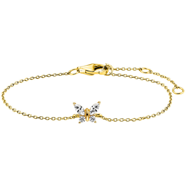 Julie Julsen Kids Armband Buttertly - JJKBR34457-G