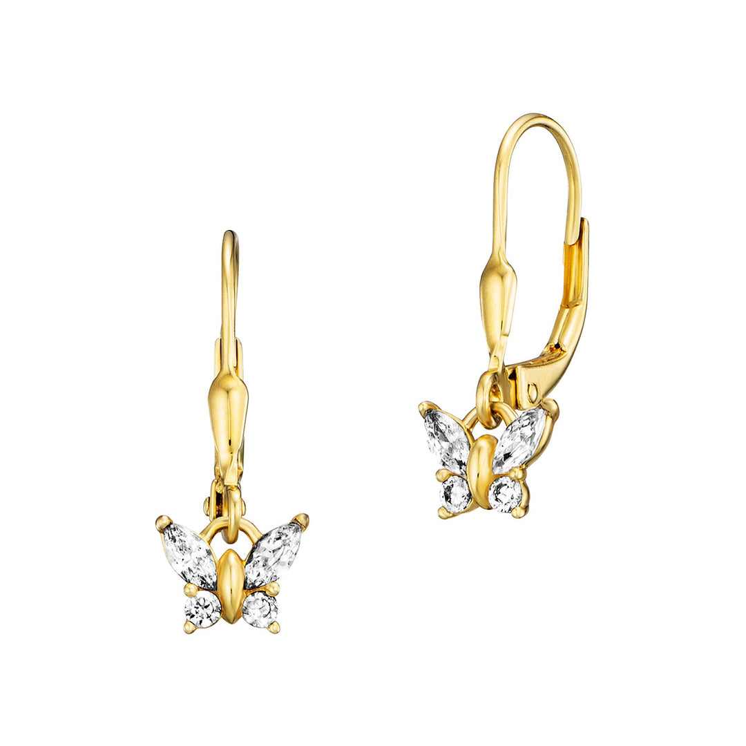 Julie Julsen Kids Ohrhänger Buttertly - JJKER34456-G