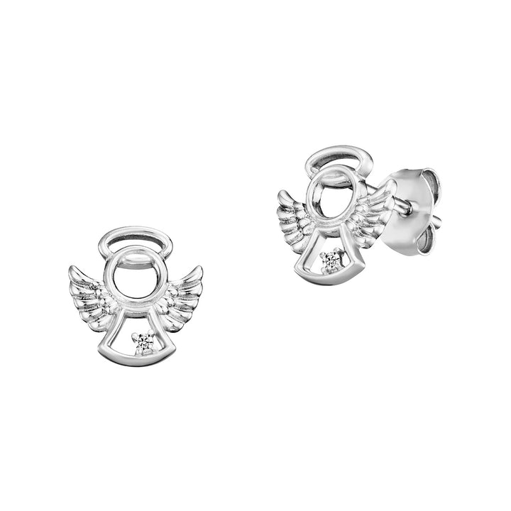 Julie Julsen Kids Stud Earrings Angel - JJKER34698-S