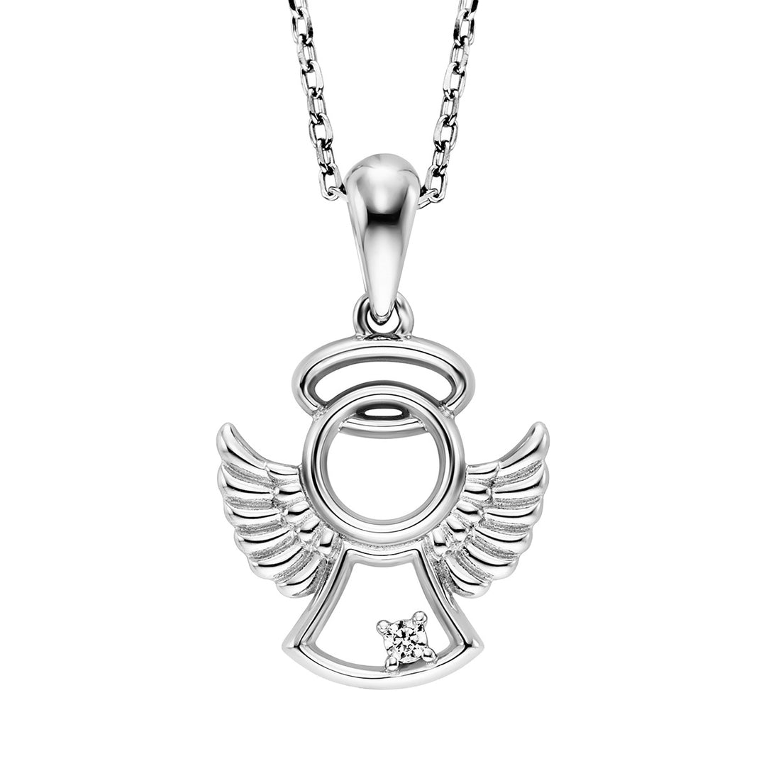 Julie Julsen Kids Halskette mit Anhänger Angel - JJKNE34699-S