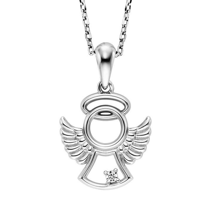 Julie Julsen Kids Halskette mit Anhänger Angel - JJKNE34699-S