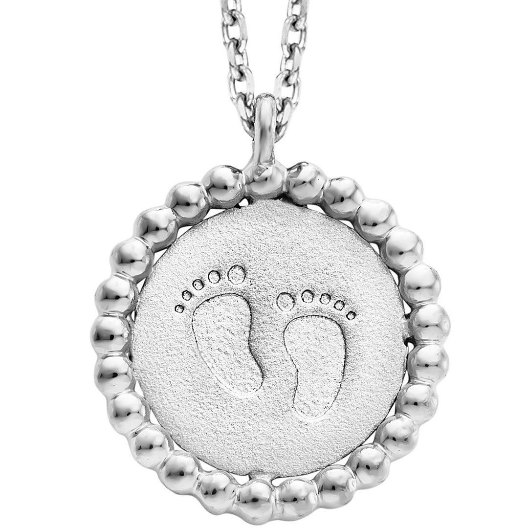 Julie Julsen Halskette Baby Fussabdruck - JJNE01369.1