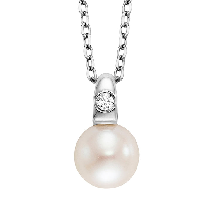 Julie Julsen Halskette mit Anhänger Pearl - JJNE06-6S