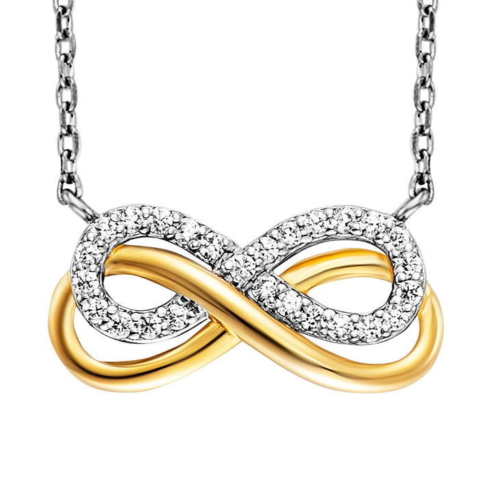 Julie Julsen Halskette mit Anhänger Infinity - JJNE31456.3.SG
