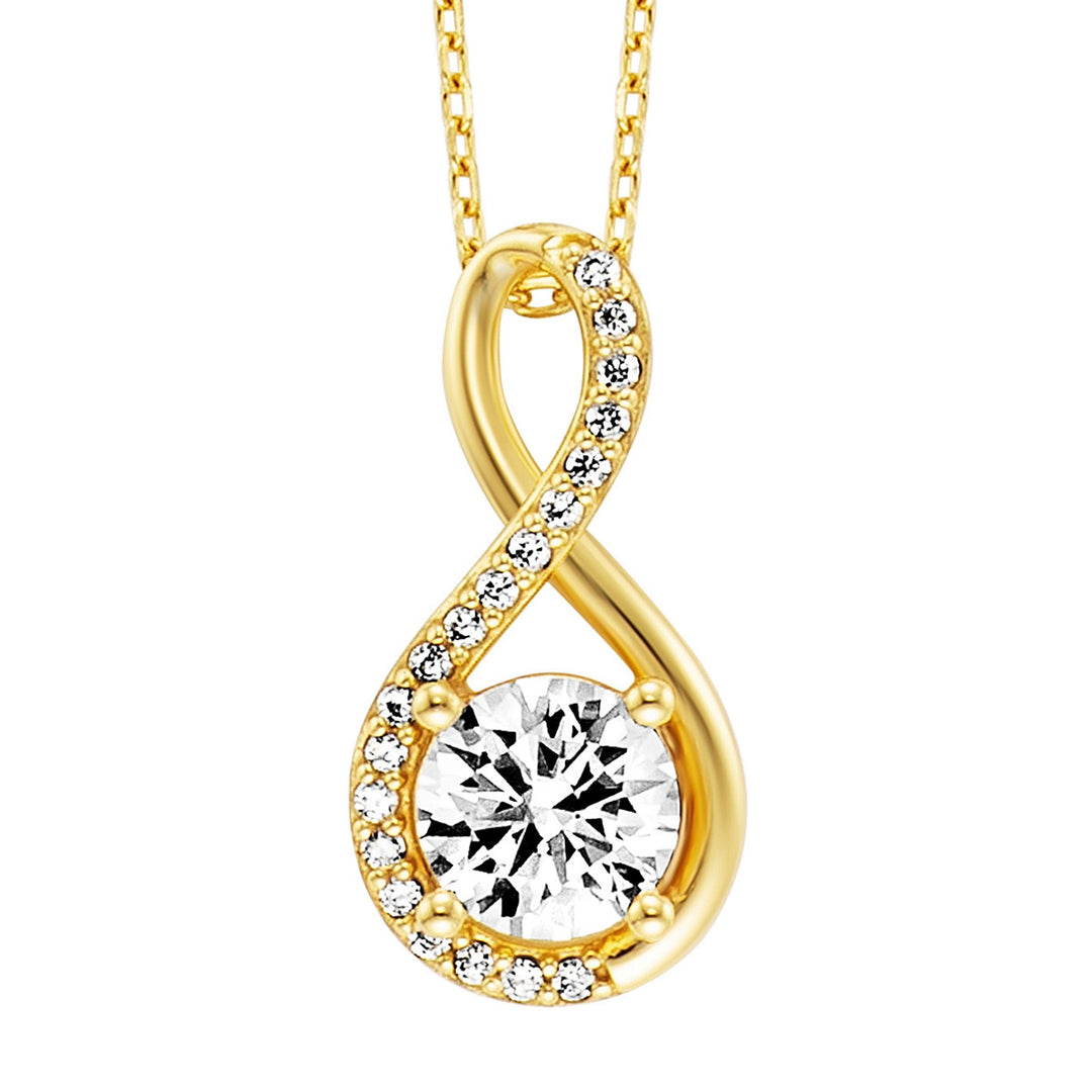 Julie Julsen Halskette mit Anhänger Infinity - JJNE33376-2G
