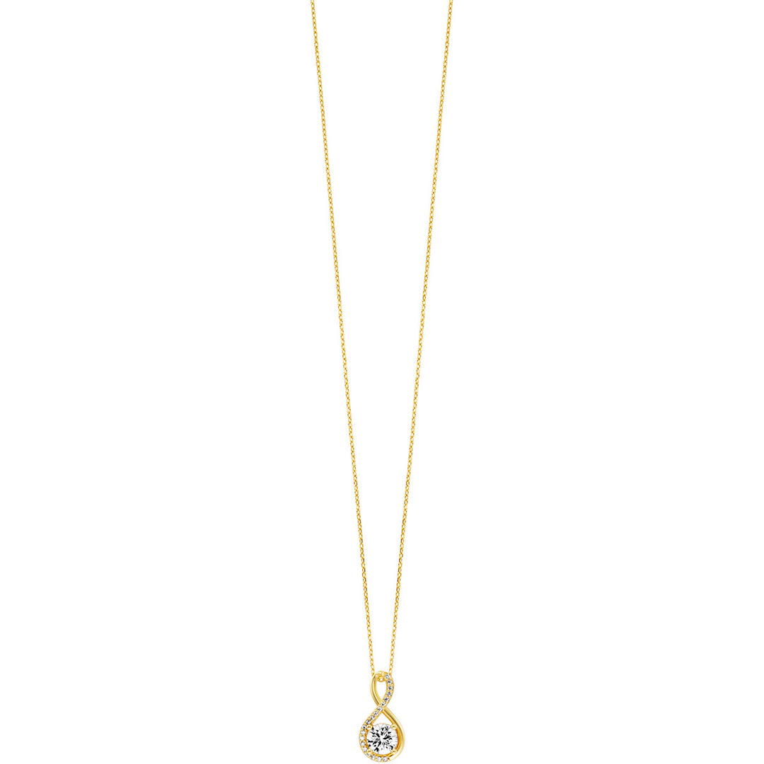 Julie Julsen Halskette mit Anhänger Infinity - JJNE33376-2G