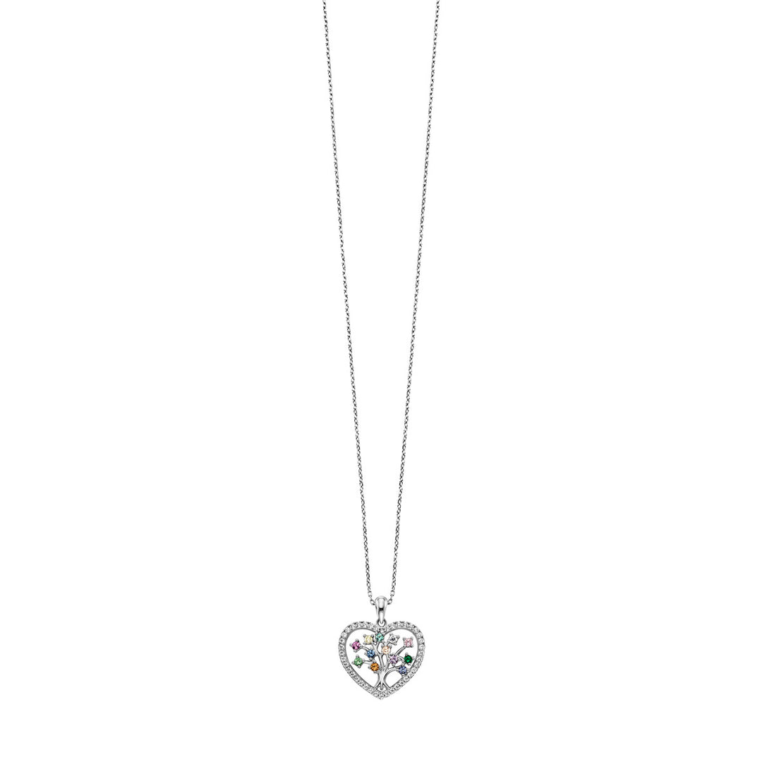 Julie Julsen Halskette mit Anhänger Heart Tree - JJNE33432-3S